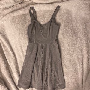 Gray Skater Dress
